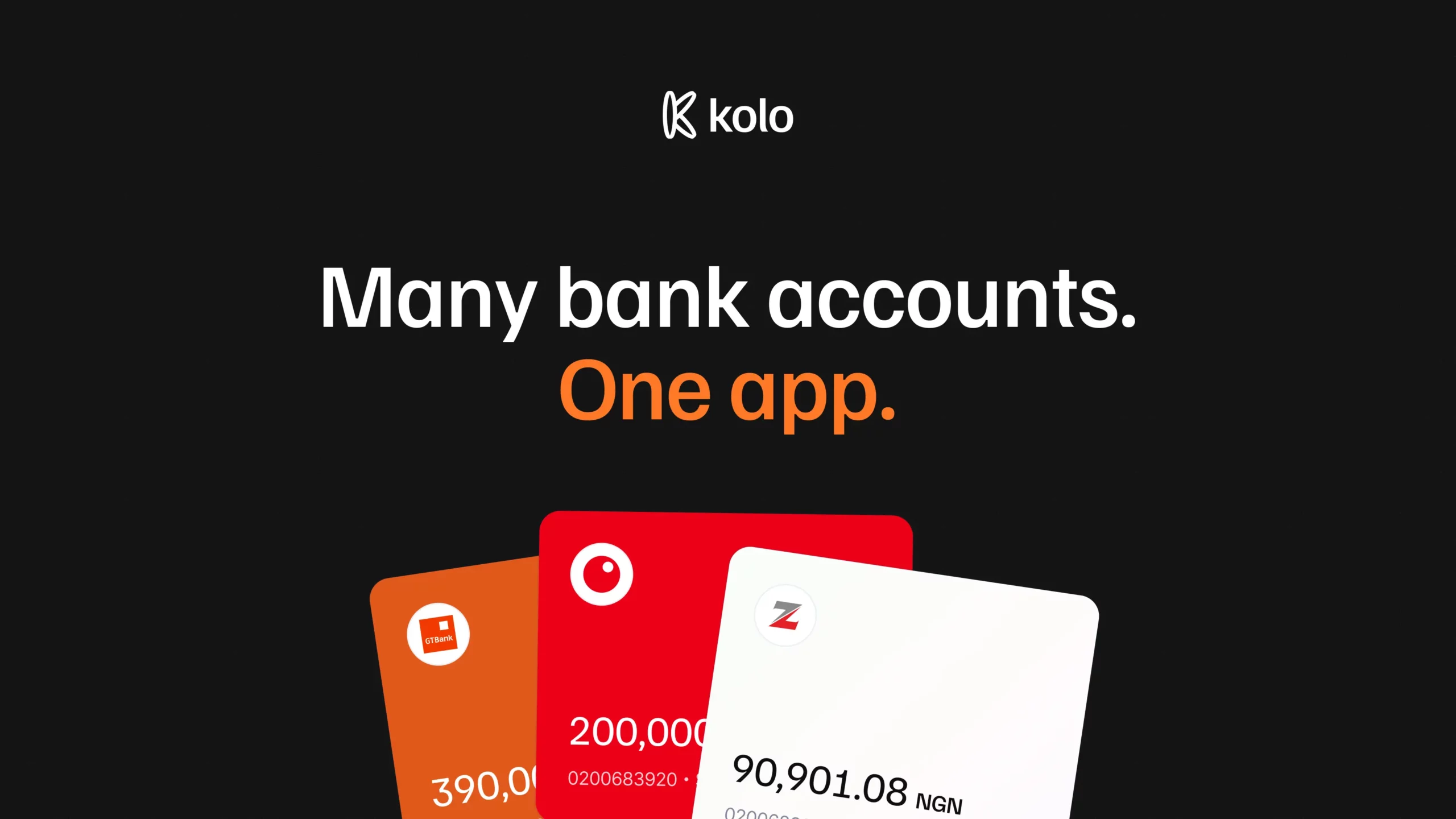 We built Kolo to help you tame your bank accounts
