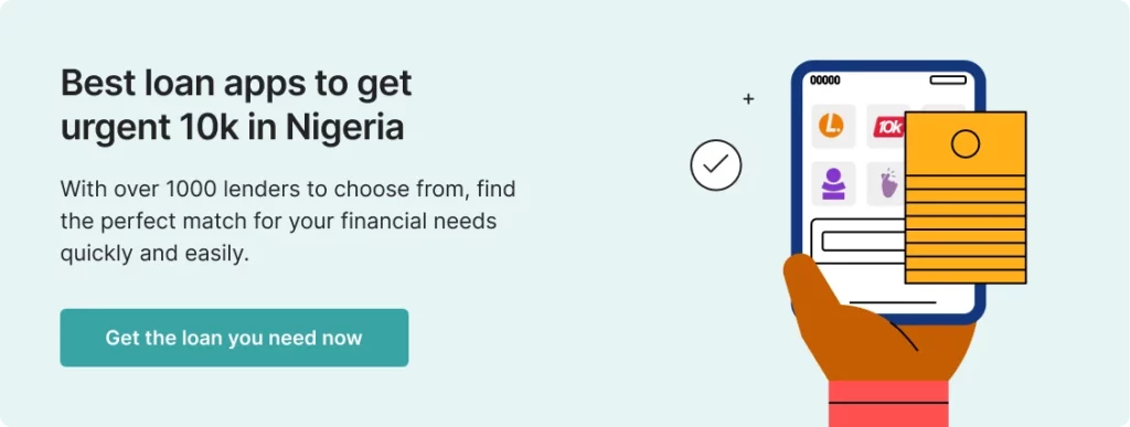 CTA - Best loan apps to get urgent 10k in Nigeria