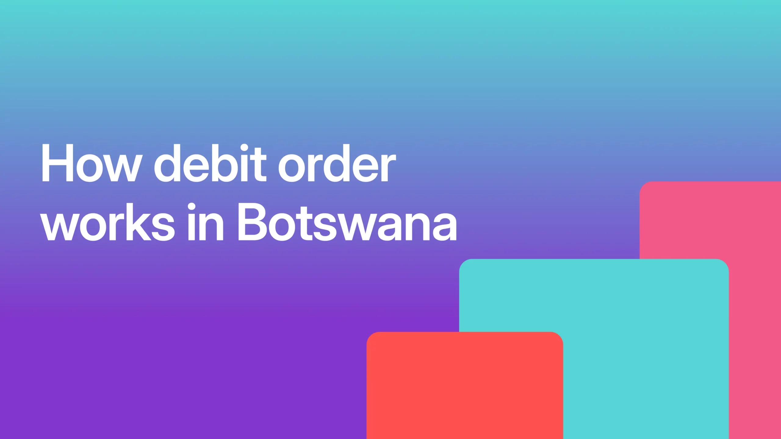 How debit order works in Botswana