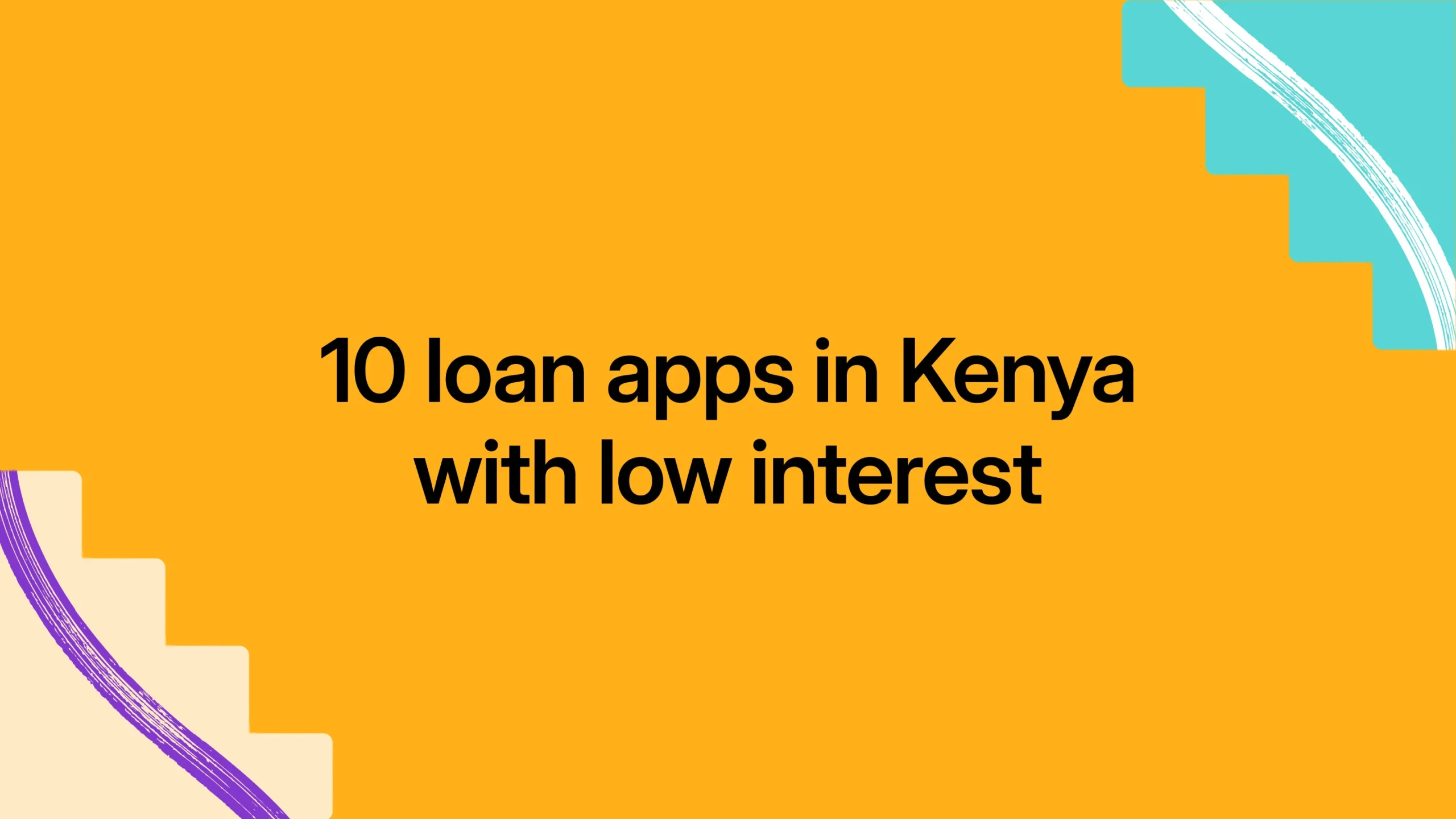 10 loan apps in Kenya with low interest