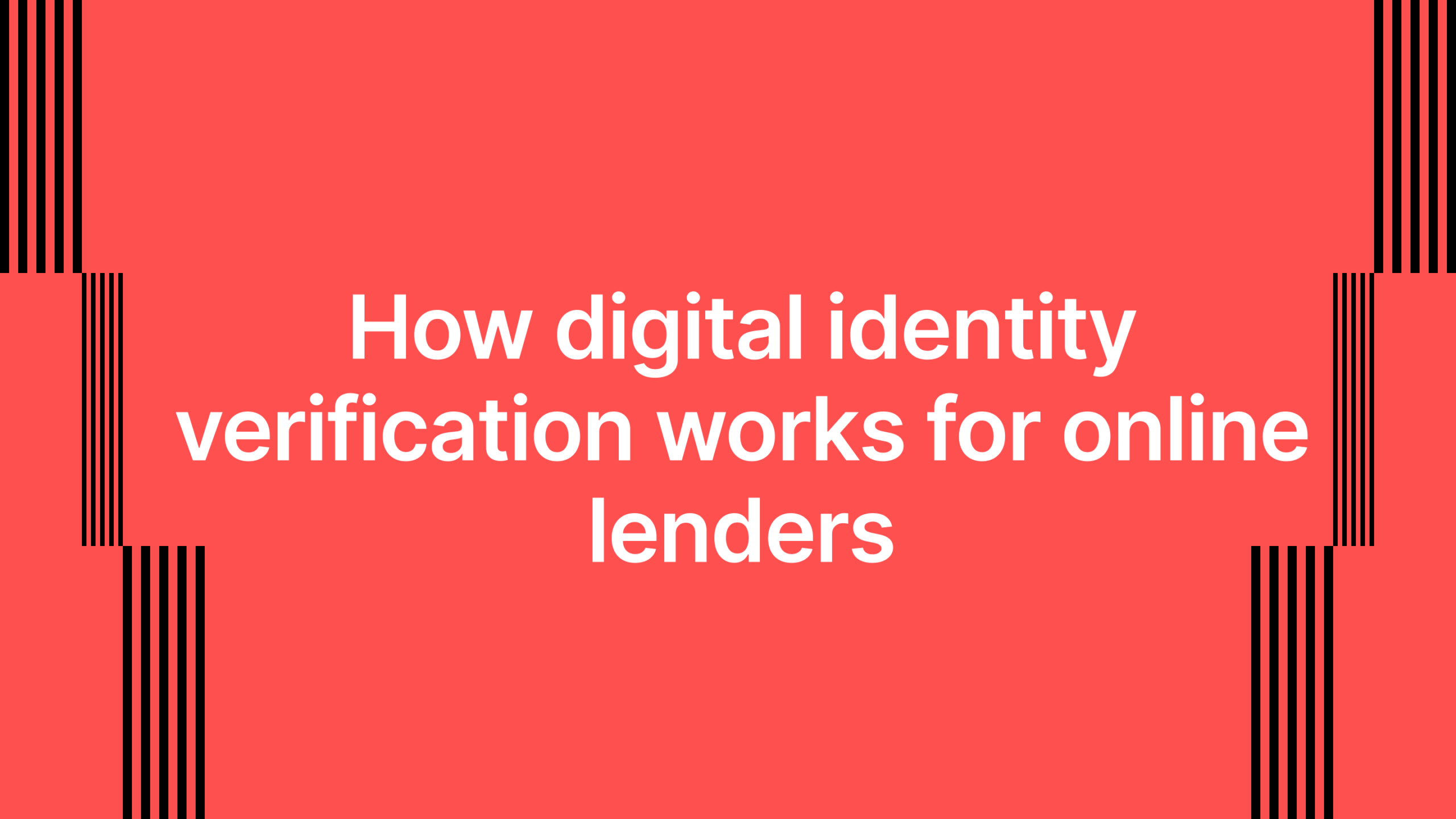 How digital identity verification works 